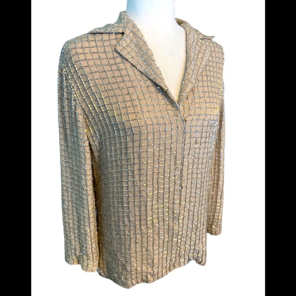 Emanuel Ungaro silk beaded evening jacket size S - Picture 2 of 13
